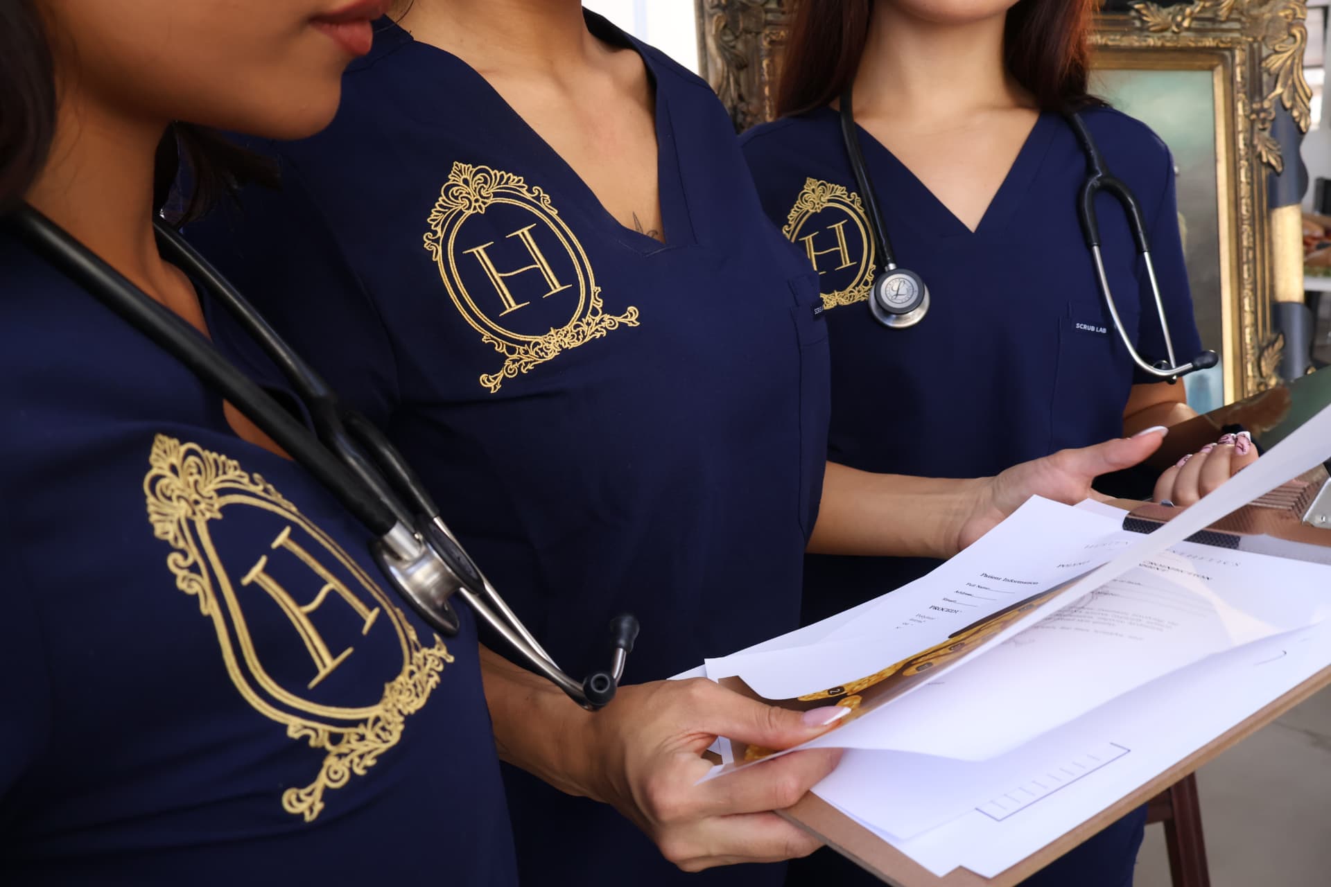 The Heritage nursing team inside the Northcote clinic